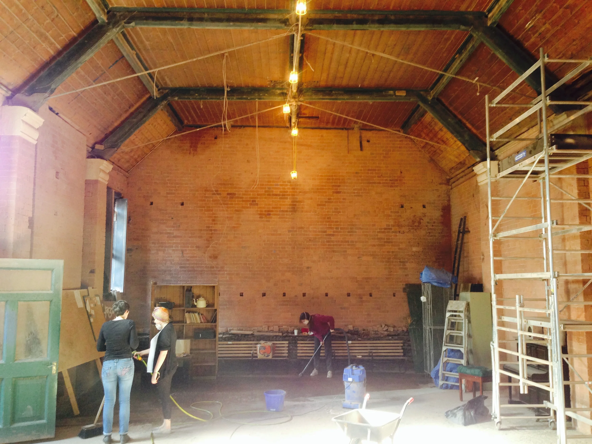This was the first time The Hall had been an open space for over 60 years. 