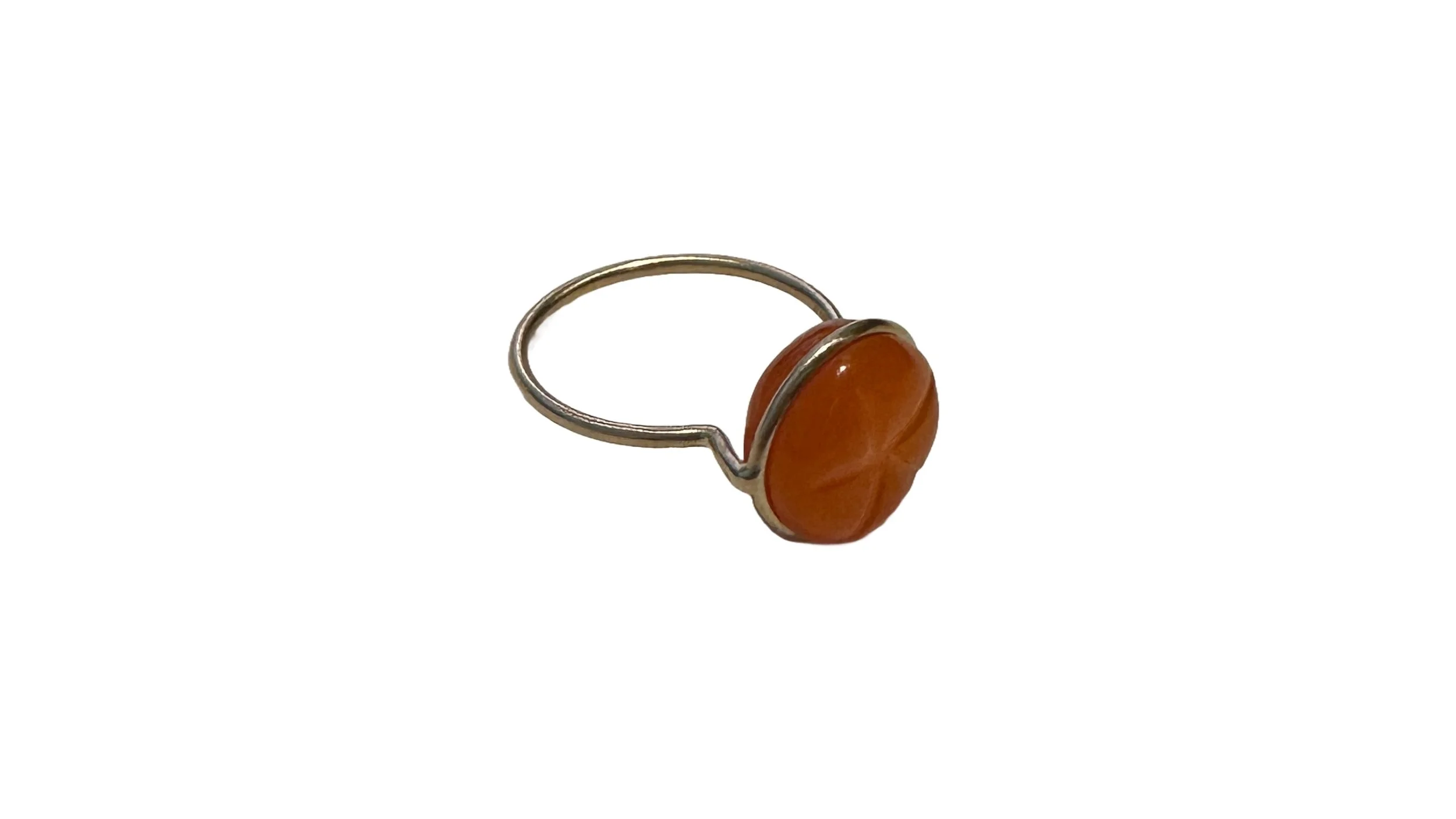 CARNELIAN PEYOTE RING