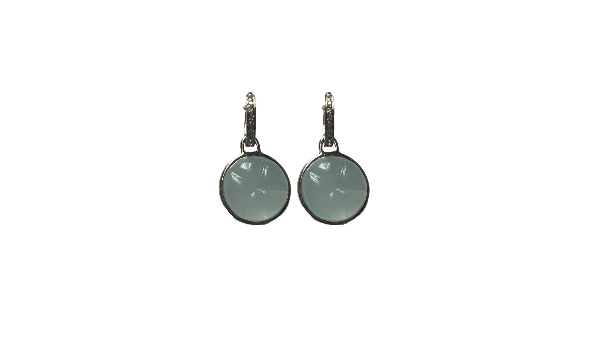 AQUAMARINE PEYOTE EARRINGS