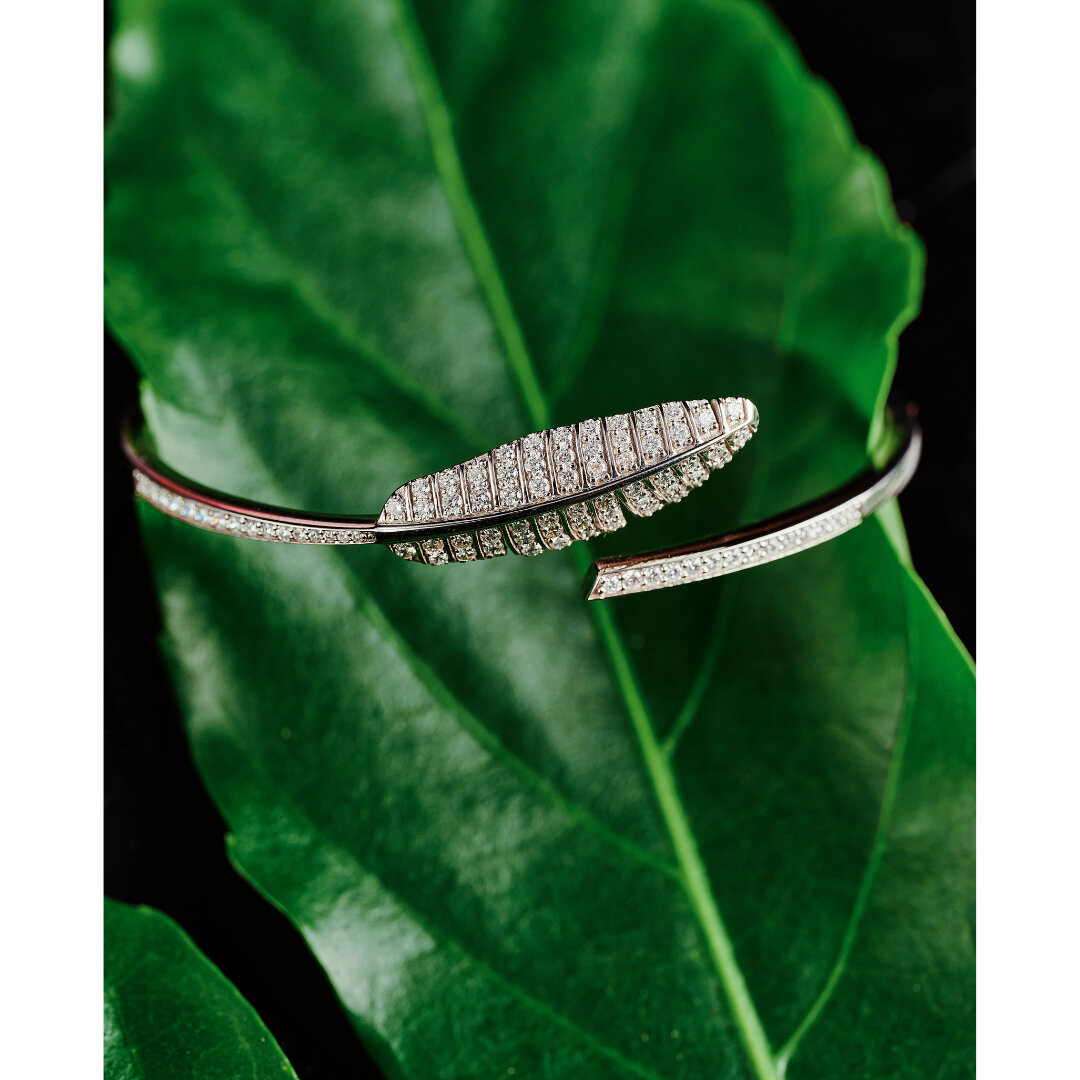 Paradisica diamond bangle in 18k white gold.​​​​​​​​
​​​​​​​​
We are nearly sold out of the first drop of our new Paradisica collection, we do have one of these still in stock. See the website jadejagger.co.uk for details​​​​​​​​
​​​​​​​​
For all enq