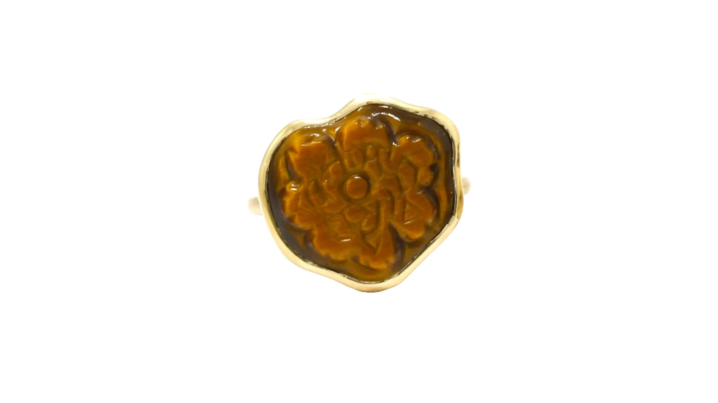 TIGERS EYE AYAHUASCA RING