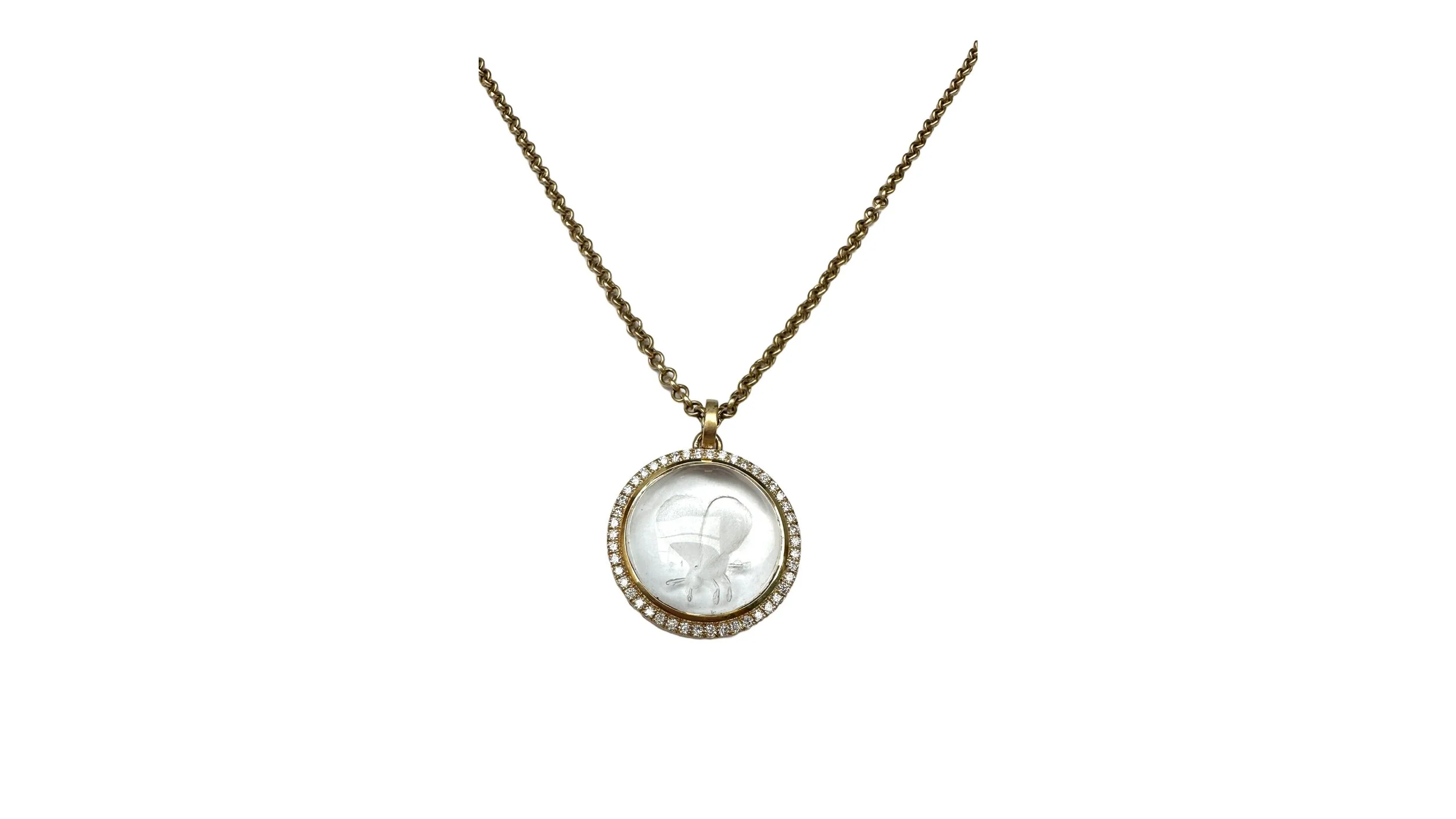 CRYSTAL BEE PENDANT
