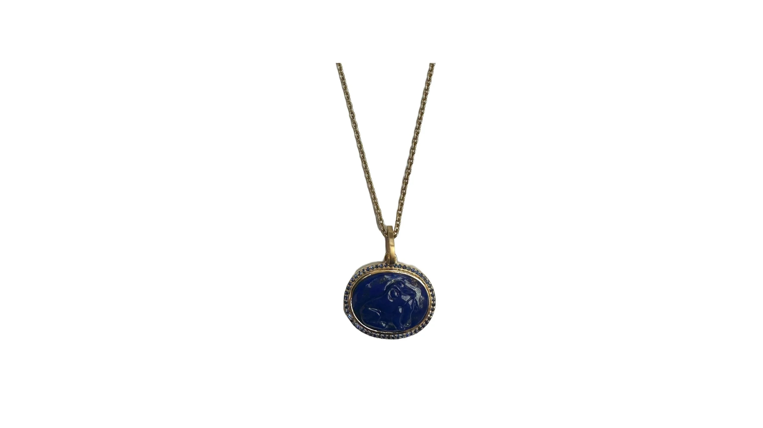 LAPIS BUFO PENDANT