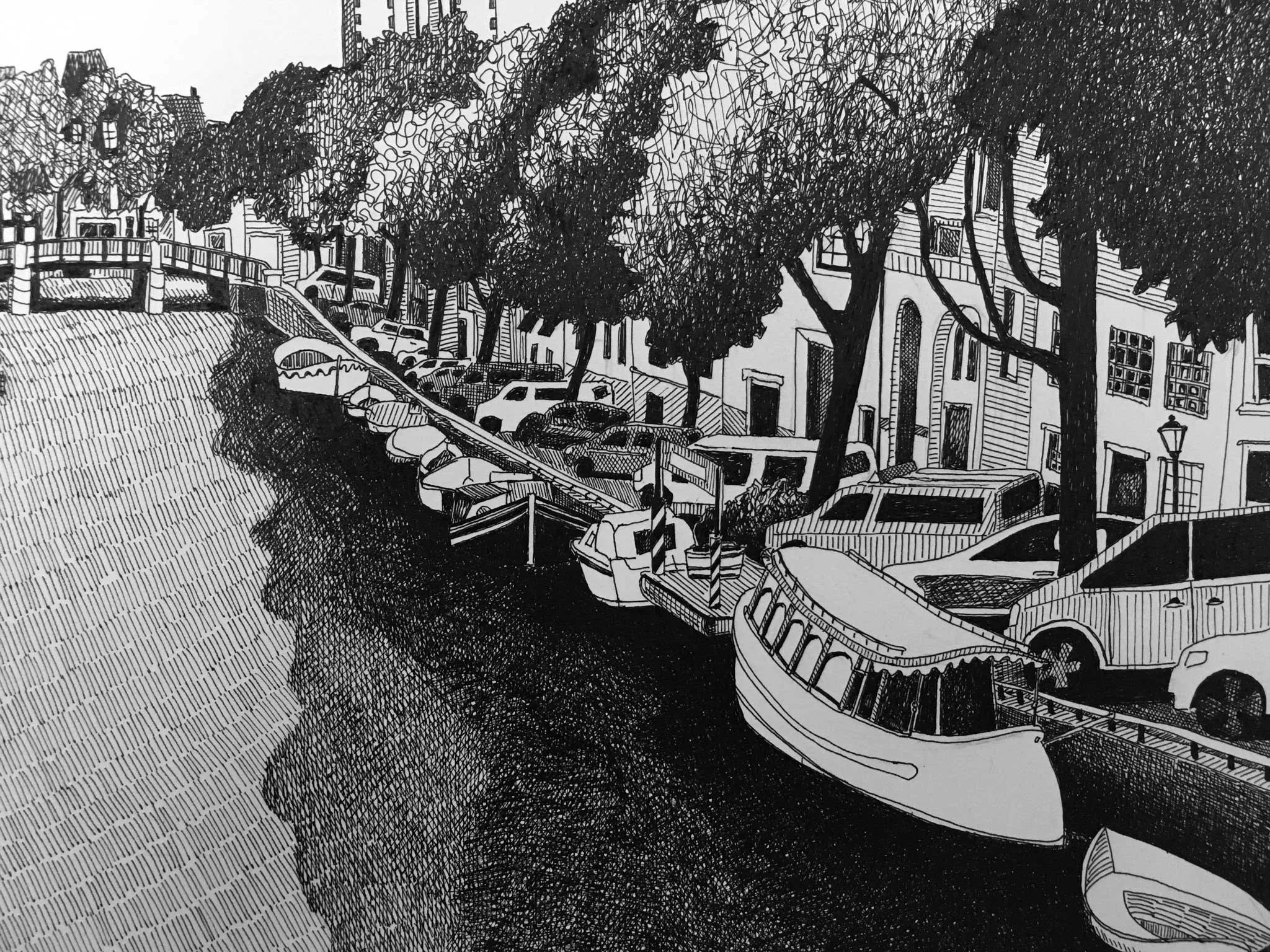 Amsterdam Canal Detail 1