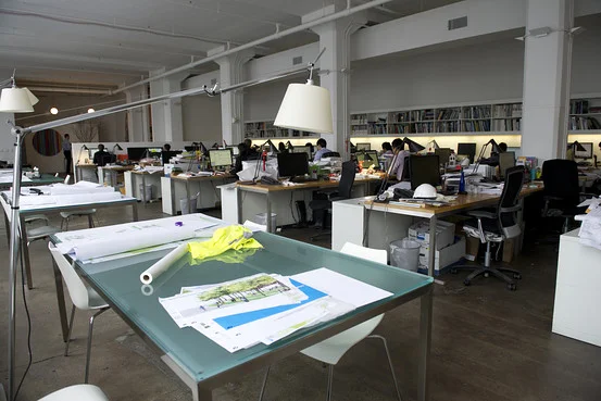 Field Operation's workspace in NYC Photo Credit: Taken from http://blogs.wsj.com/speakeasy/ Original from Kurt Wilberding _ The Wall Street Journal