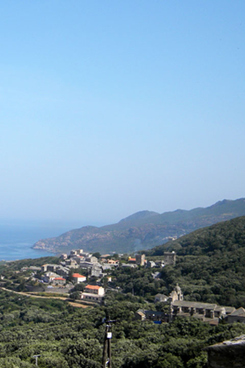 View of Morsiglia commune