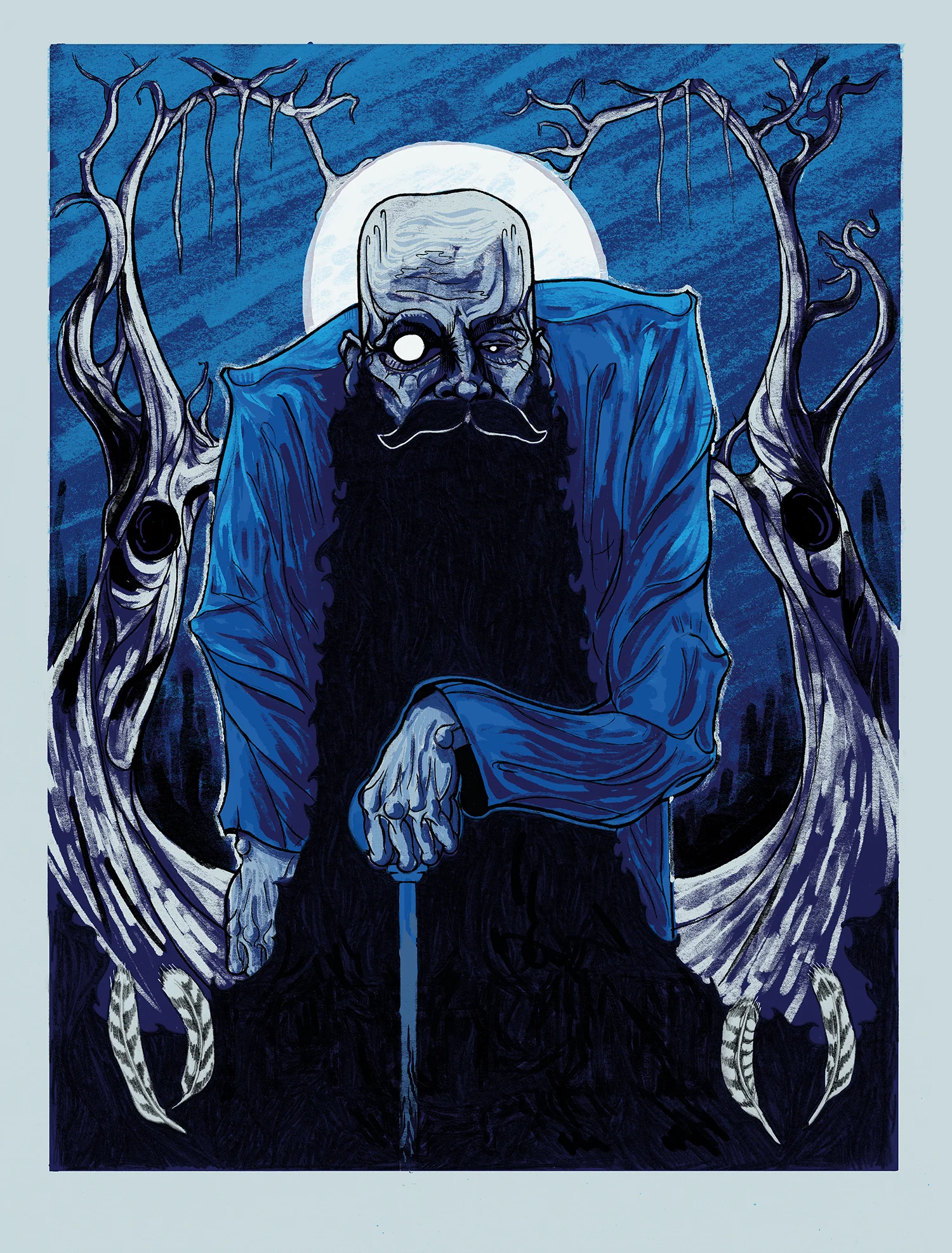 Final Label Illustration & Screenprint