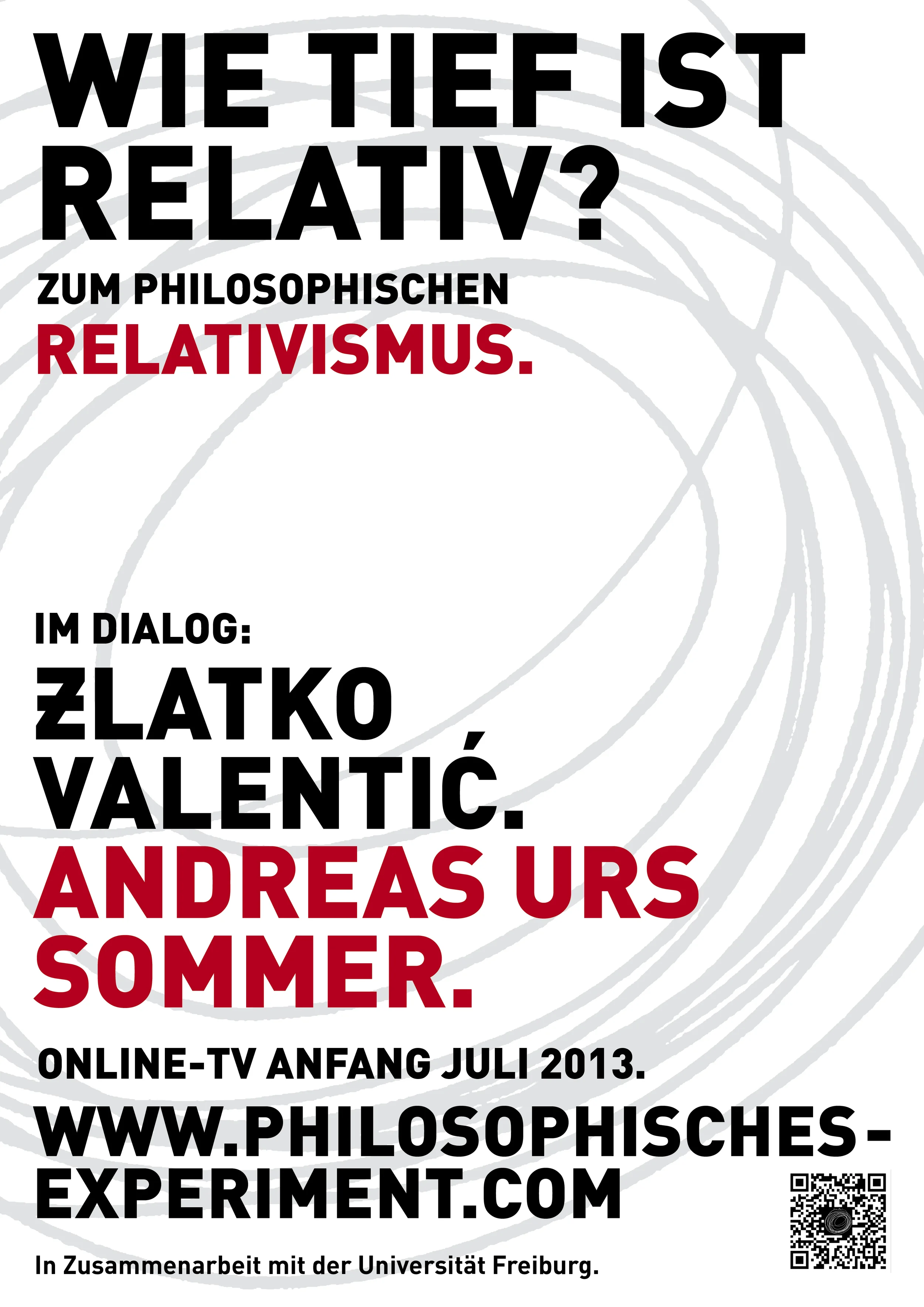 Plakat zur Sendung.