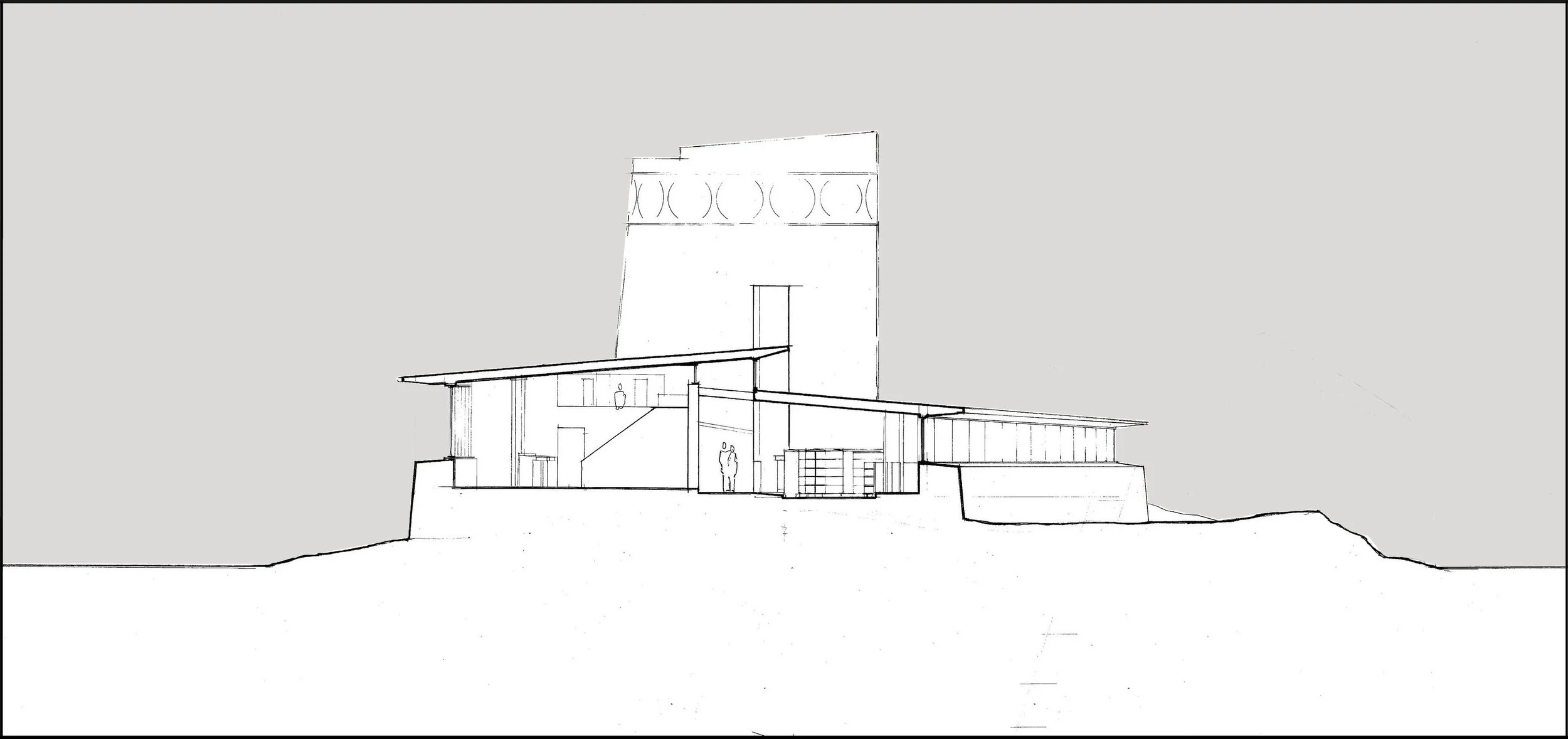 Section at Office/Control/Stacks