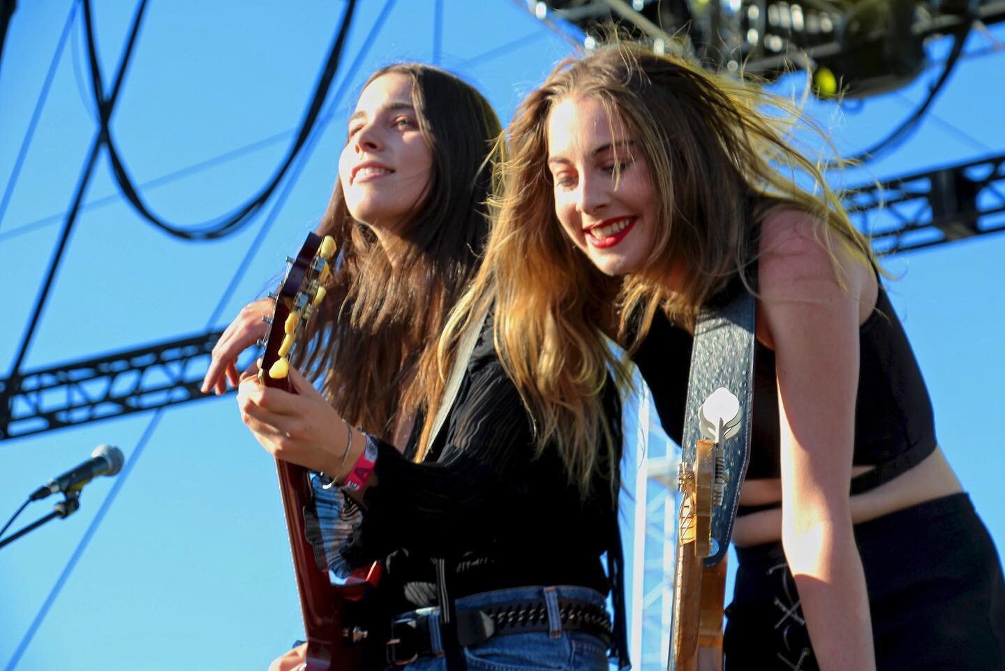 Haim performing at the Grammys tonight while up for Album of the Year, on Este&rsquo;s birthday, is good things happening to good people. Rooting for you guys and a bunch of other incredible artists! Coachella 2015, shot for LA magazine.