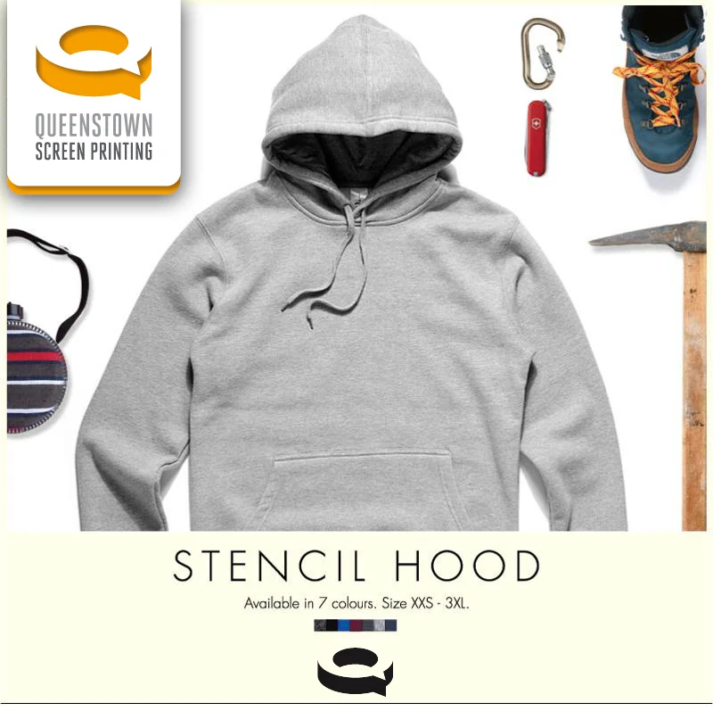 STENCIL HOODS — Queenstown Screen Printing