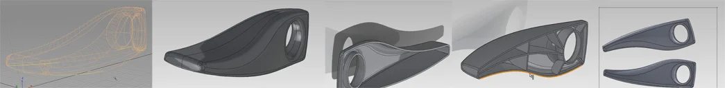 Alias NURBS surface geometry with exported shell to Solidoworks