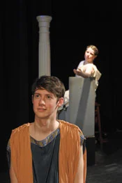 Lauren Devine & Chris Dwan in FALLING TO EARTH at The New Play Workshop at Syracuse University