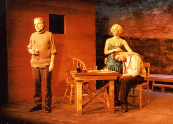 Dale Fuller (Chris Christopher), Caroline Strong (Anna), and William Peden (Mat).