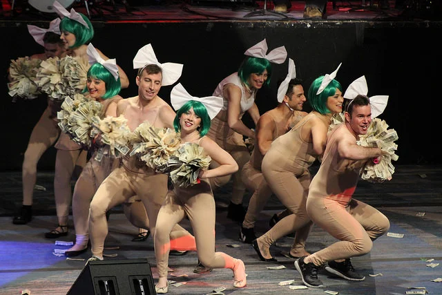 The cast of the 2017 NYFWA FINANCIAL FOLLIES