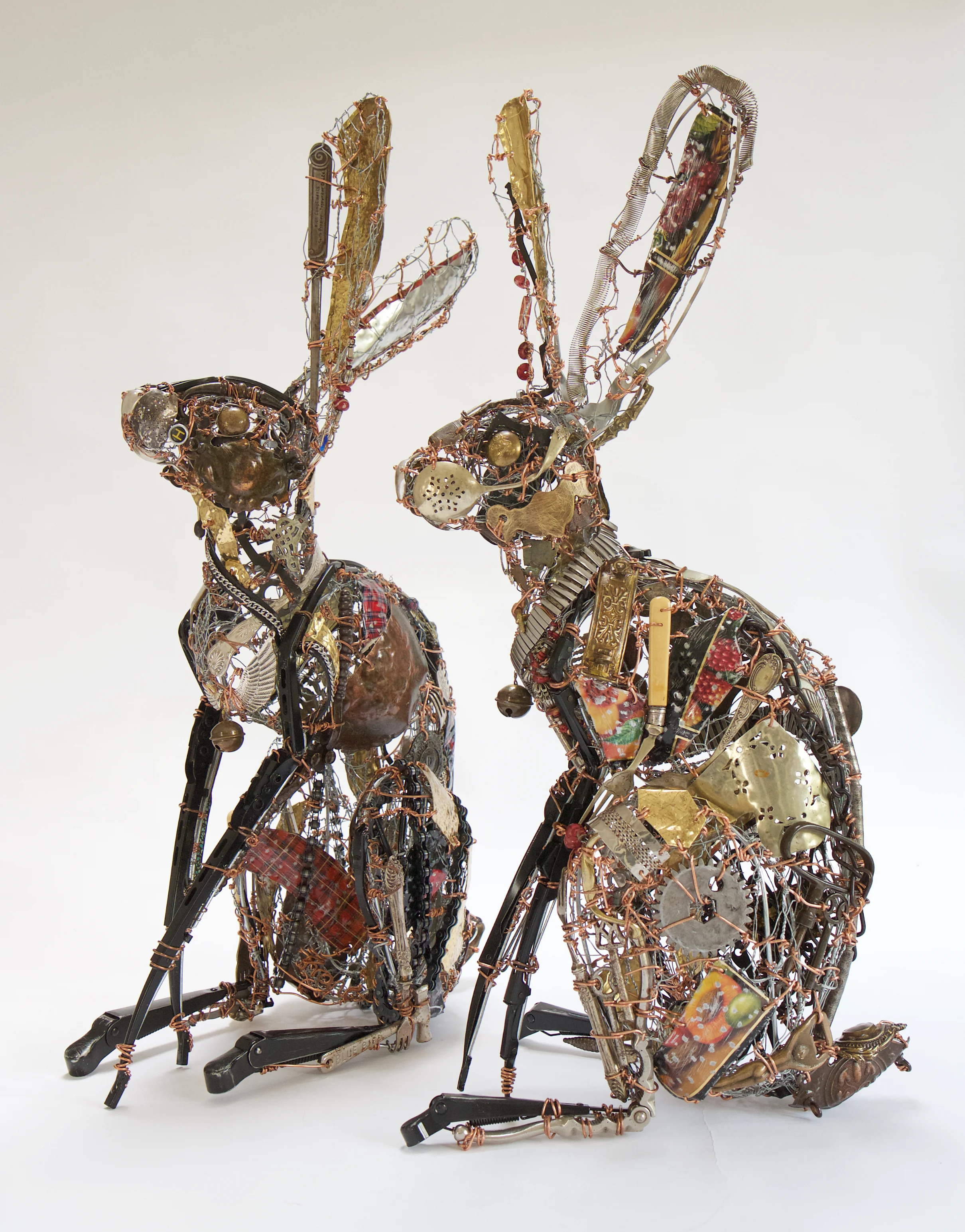 Two patient Hares