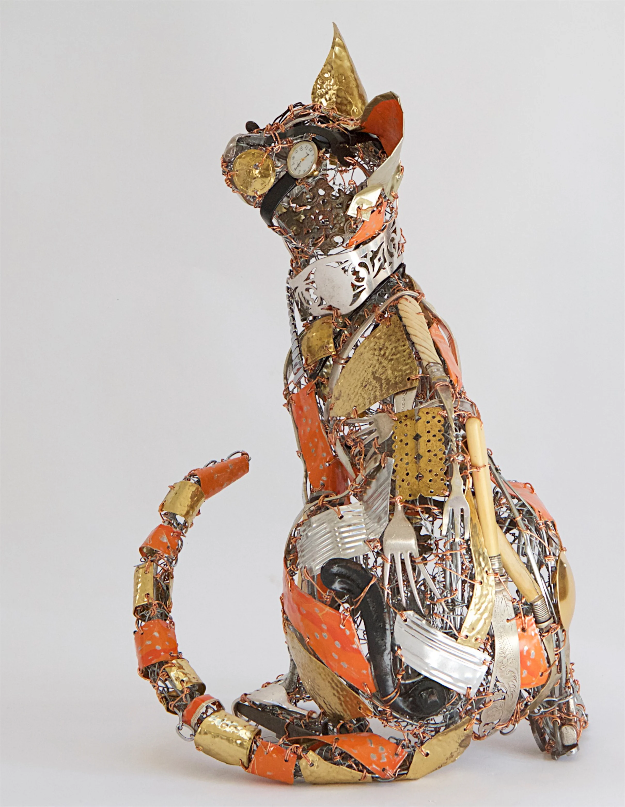 'A cat assures it's owner of Good Luck'