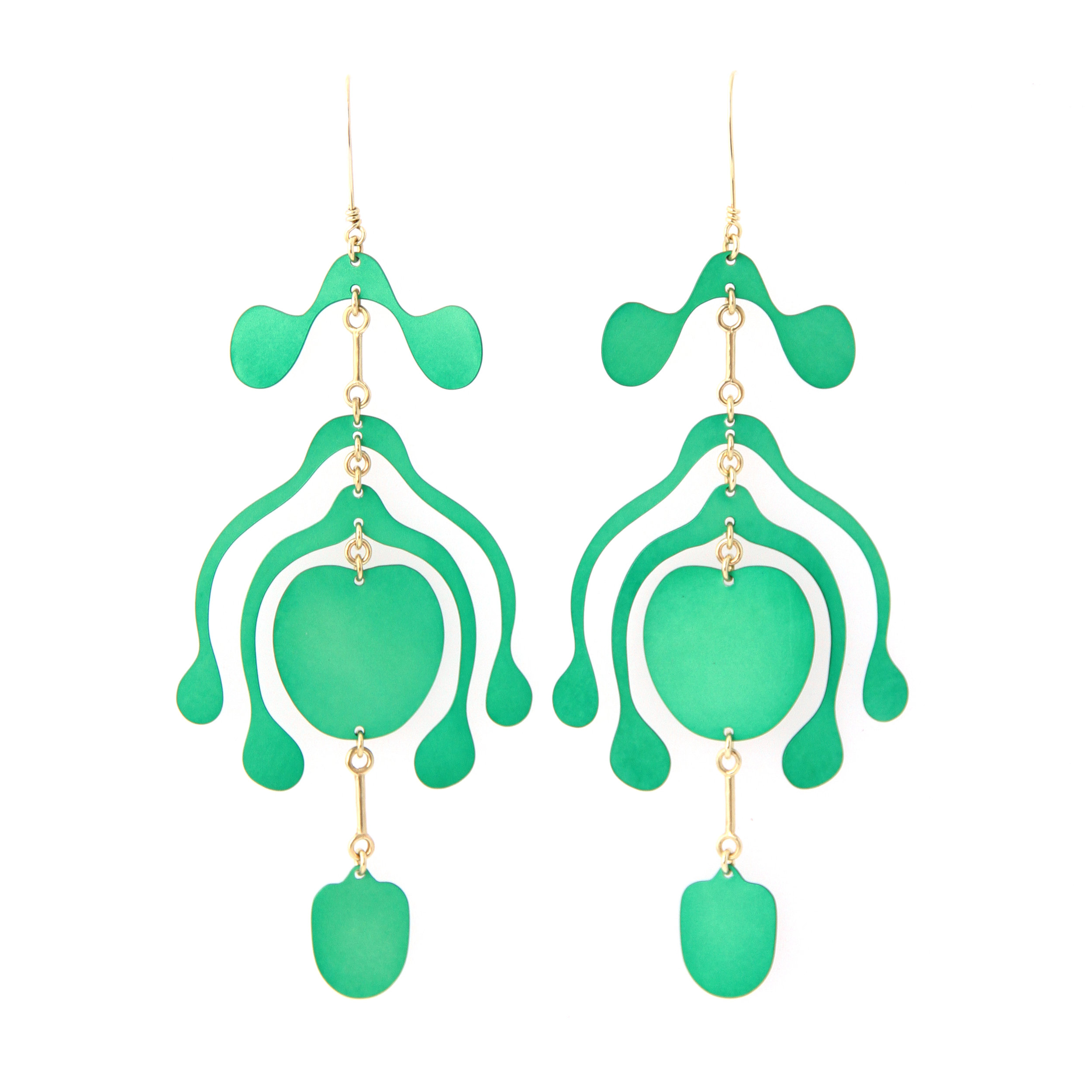 modernist mobile earrings