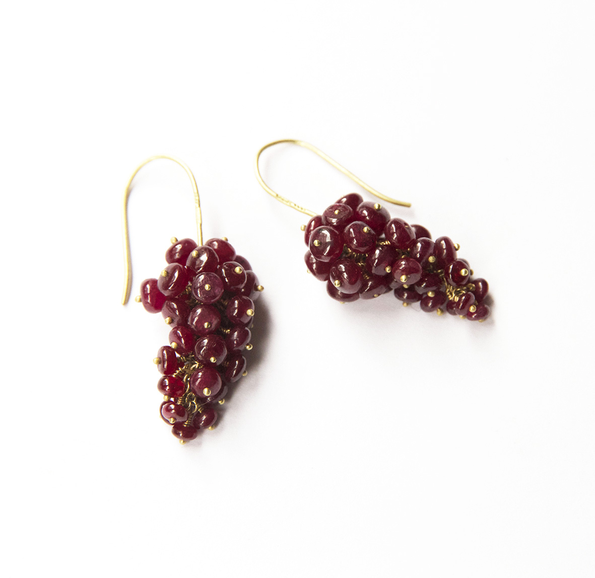 berry inspired earrings