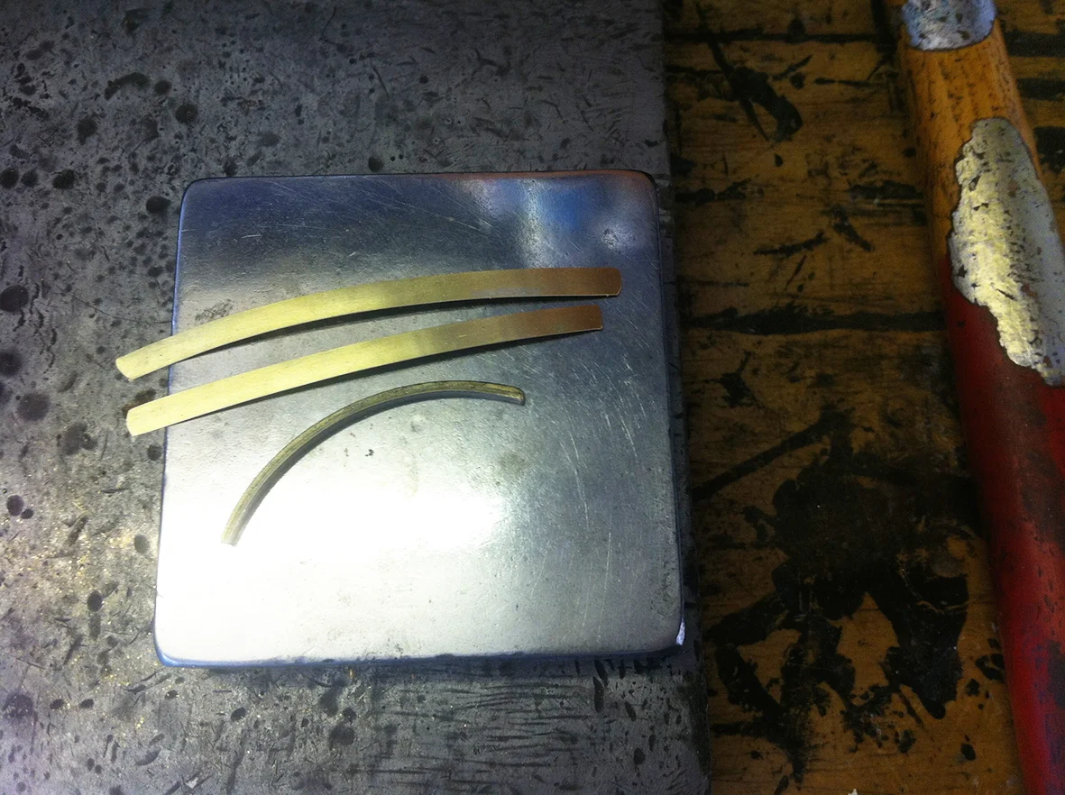 Sheet and wire for Sapphire ring