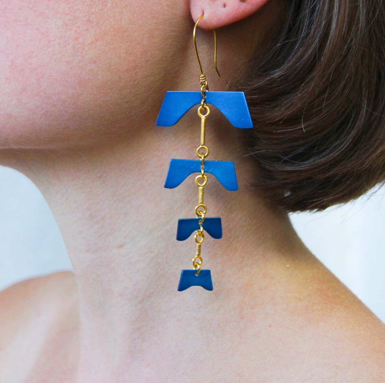 long statement earrings