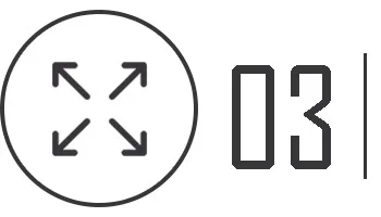 the number 3 with an action item