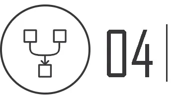 the number 4 with an action item