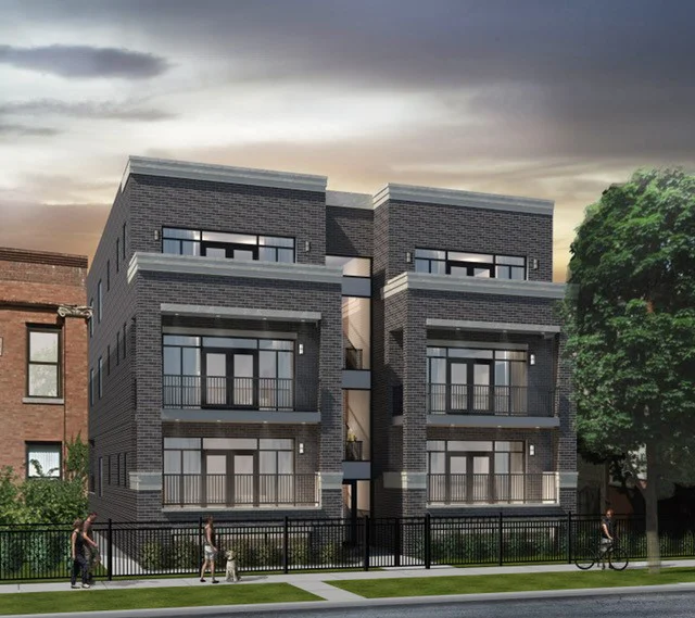 Rendering of 2122 W Crystal new construction condos