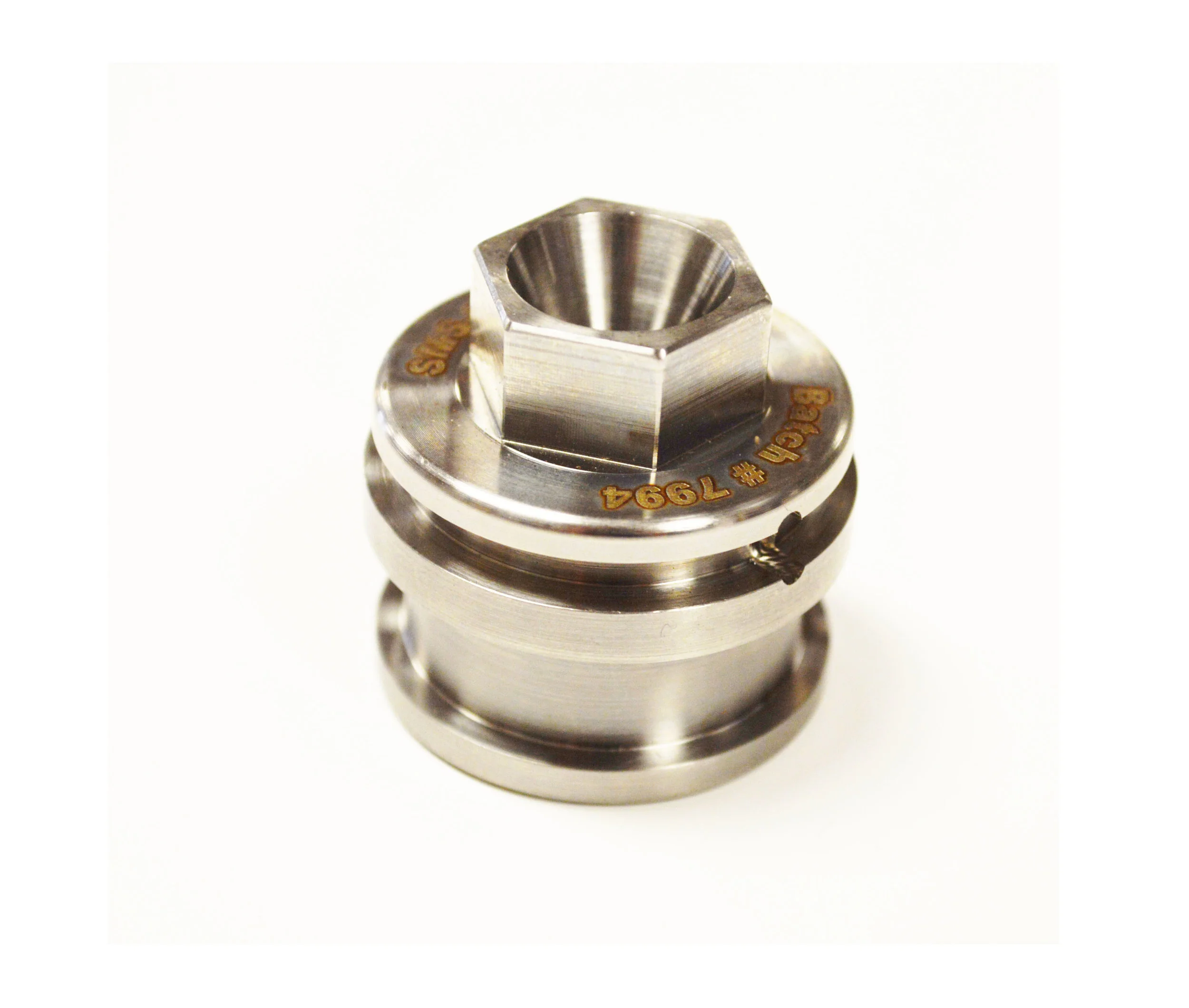  4 Poly Pak Piston Cap Stainless Steel SMS-30-003 Nitronic 50 SMS-30-005 Poly Pak SMS-0-03-006