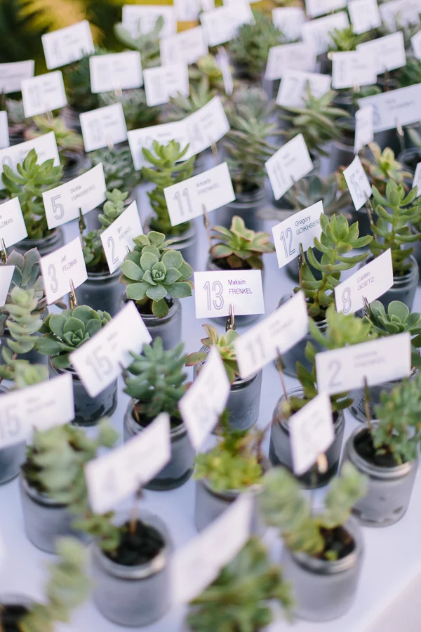 green wedding favor ideas