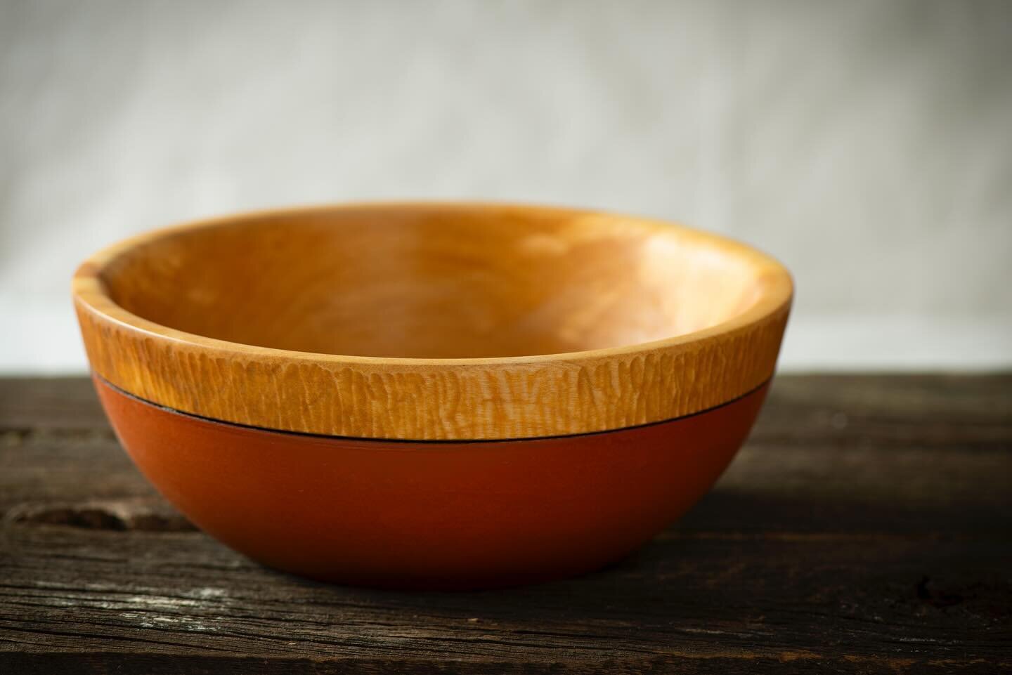 My first bowl where I carved the edges. This one is made from local birch that I was able to get straight from the log. I&rsquo;m keeping this one but more coming soon that will be for sale. #yeg #yegwoodworker #yegwoodworking #yegwoodwork #woodturni