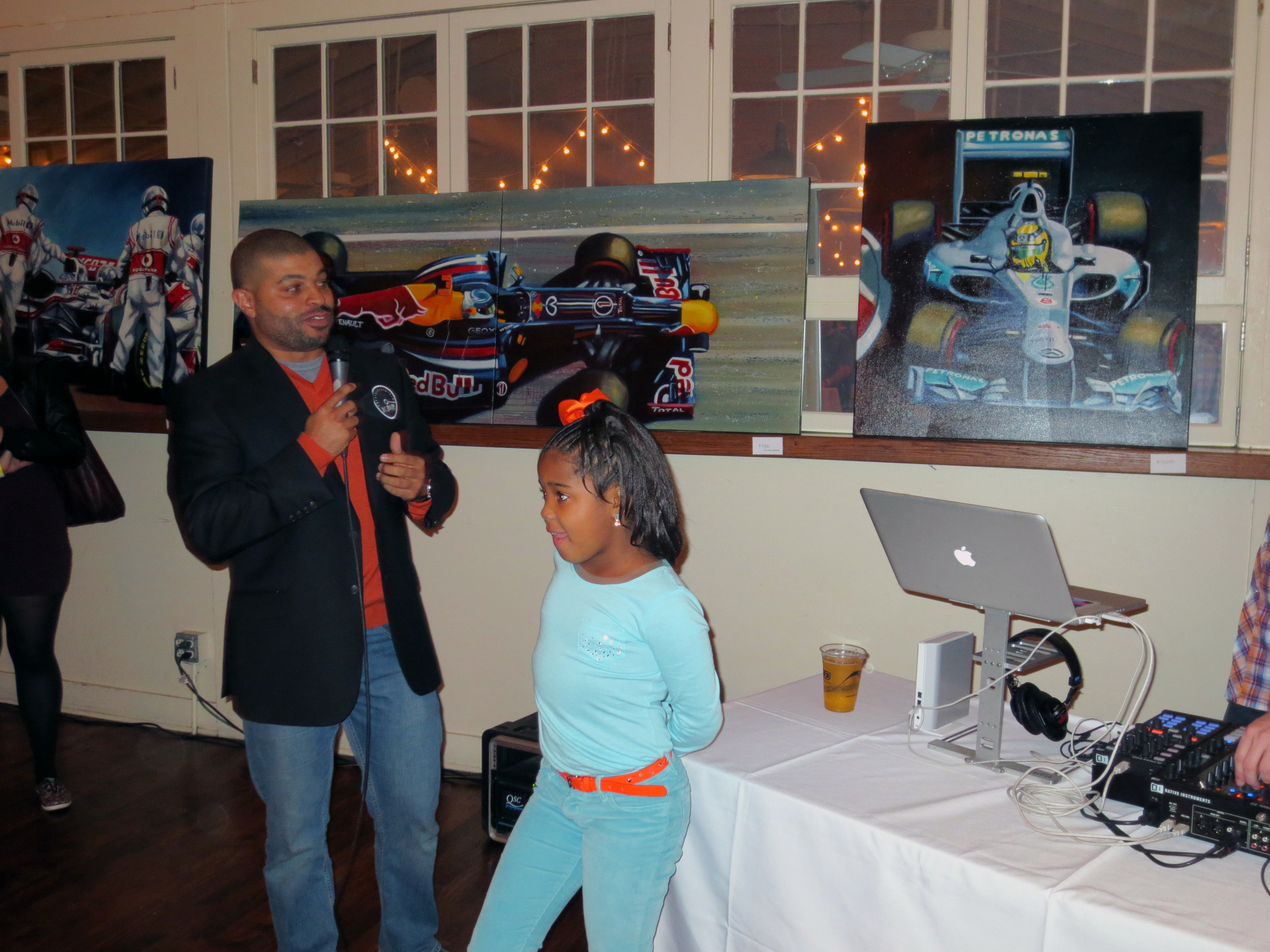  Kevin and his niece, London, at the Pole Position show in Austin, TX during the USGP. 