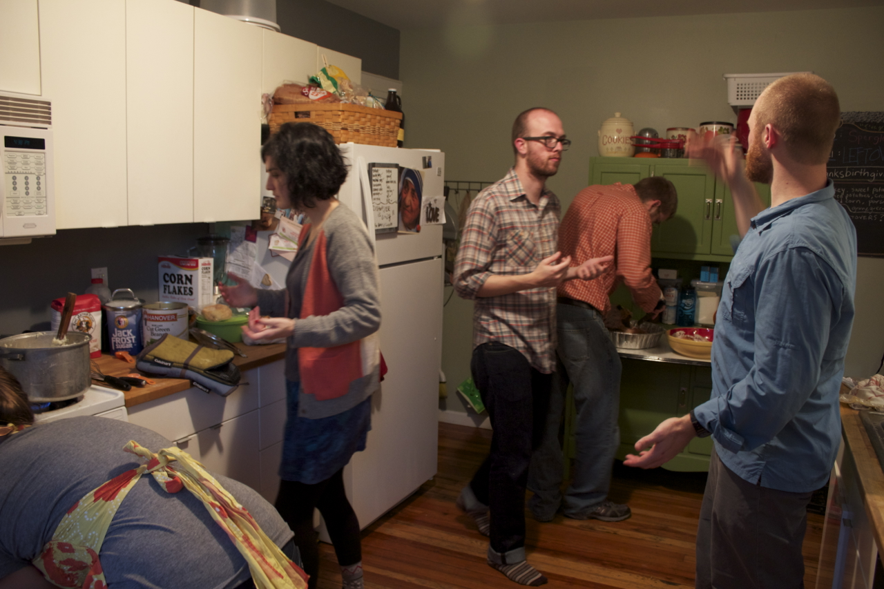 So many cooks in the kitchen.