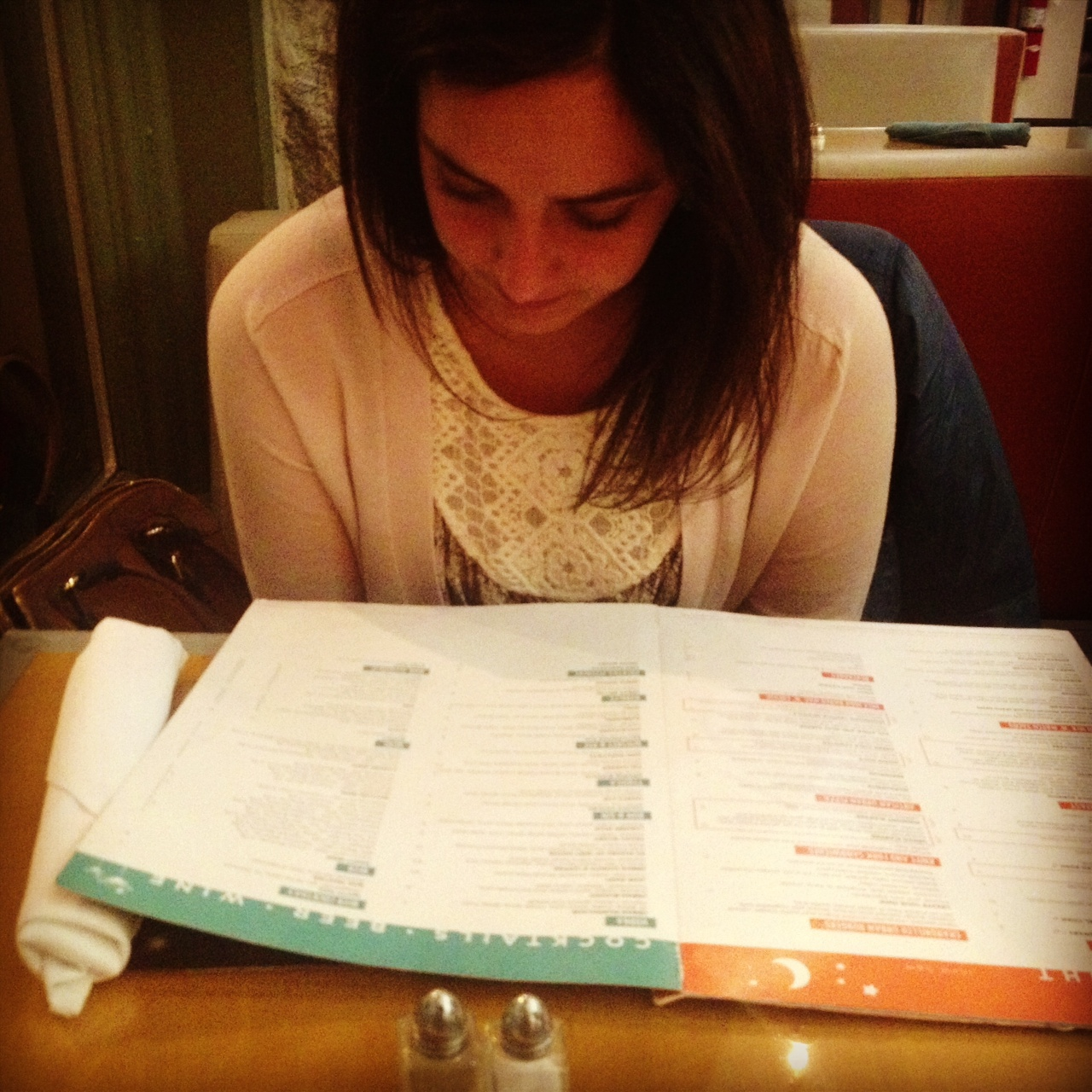The menu is waaaay too big, according to what I know from watching Gordon Ramsay's 'Kitchen Nightmares'.