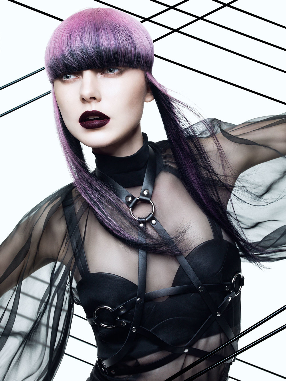 Kink Hair Haircolor: Luis Gonzalez Cut and Style: Allen Ruiz Makeup: Anastasia Durasova Photo: Yulia Gorbachenko Wardrobe: Sandy Aremeni