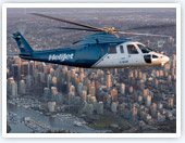 Helijet departing Vancouver en route to Victoria.
