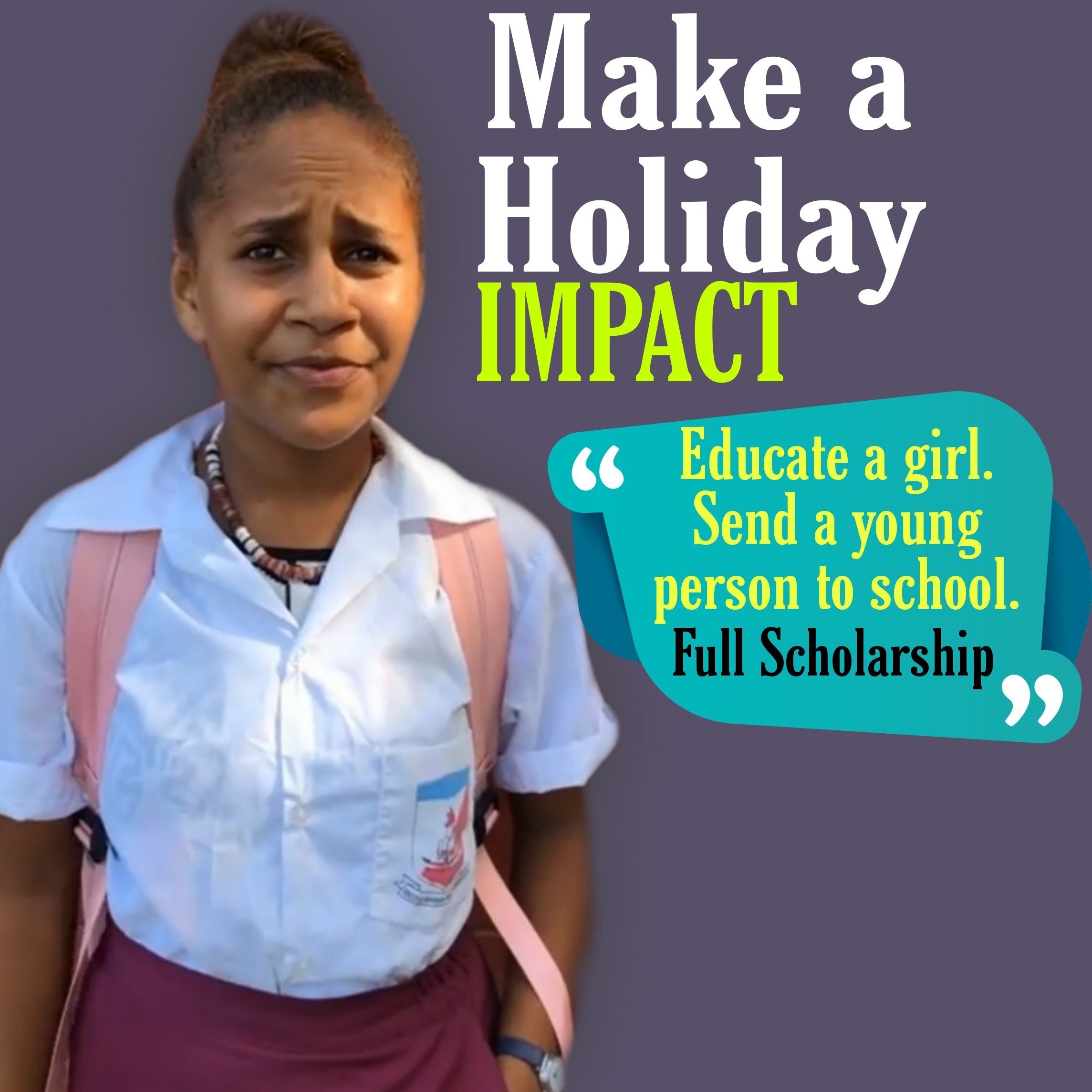 1 Full Year Scholarship for 1 Girl