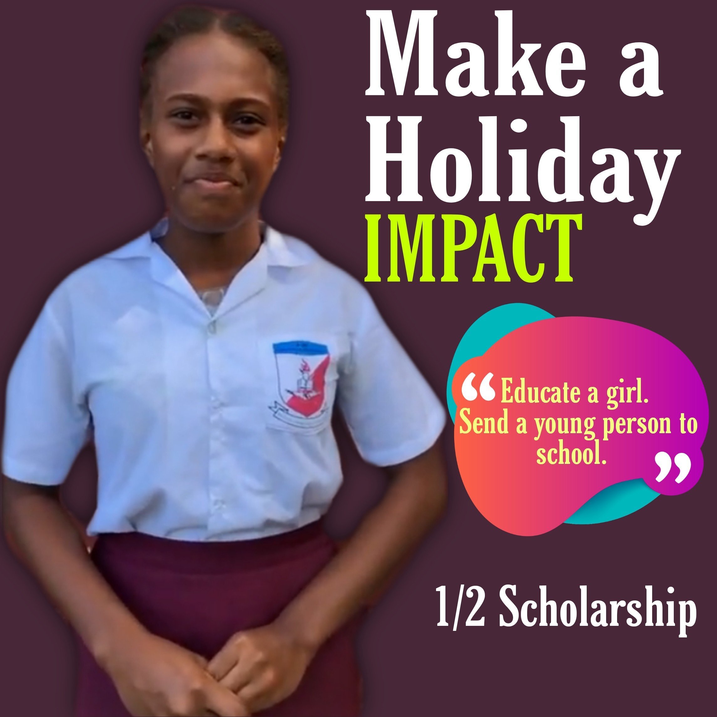 1/2 year Scholarship for 1 Girl