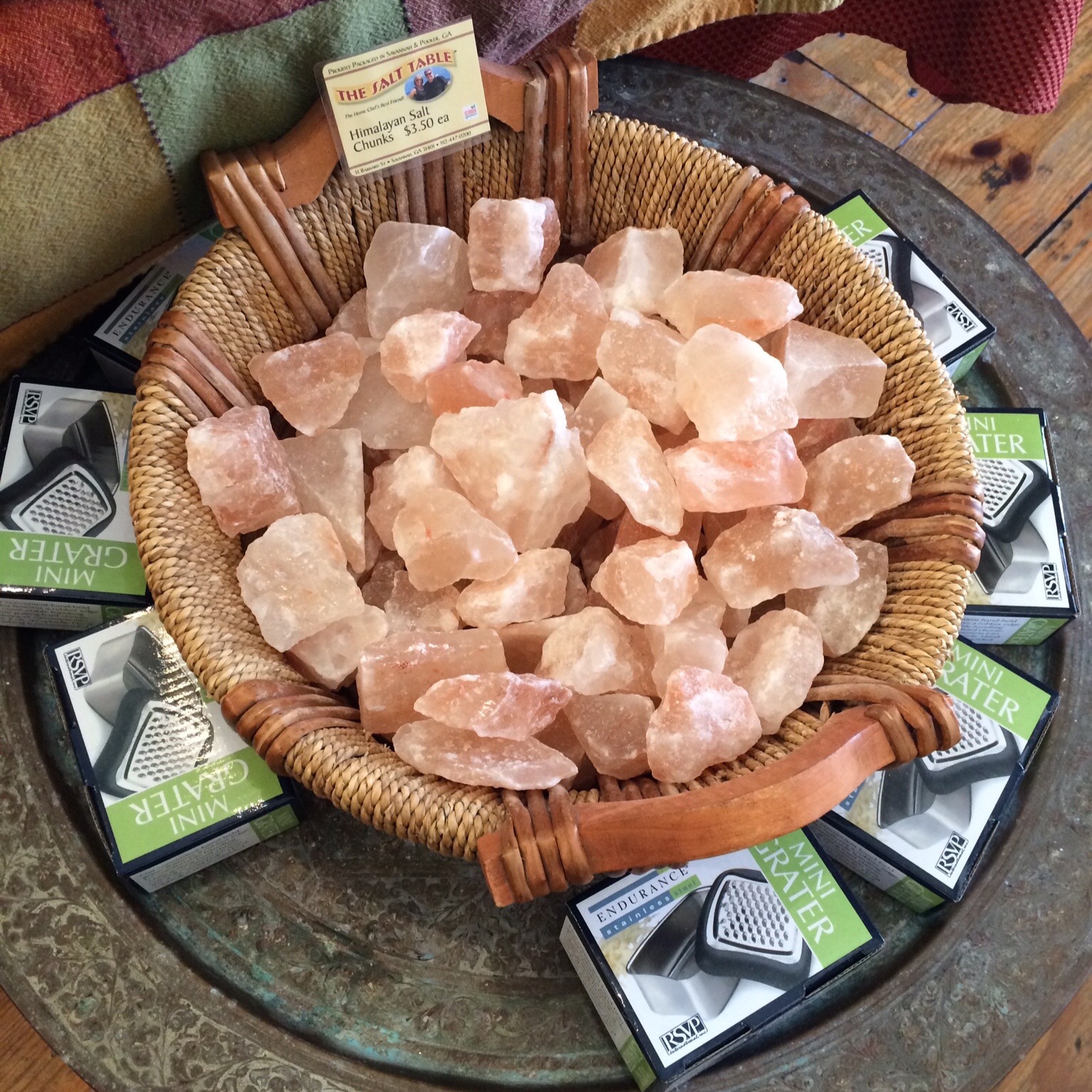 I'd never pass up a store called The Salt Table. I left with Lavender Salt and Habanero Sugar and more...much, much more.