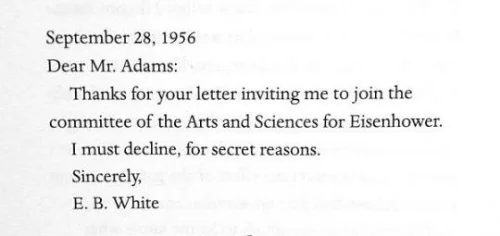EB White quote
