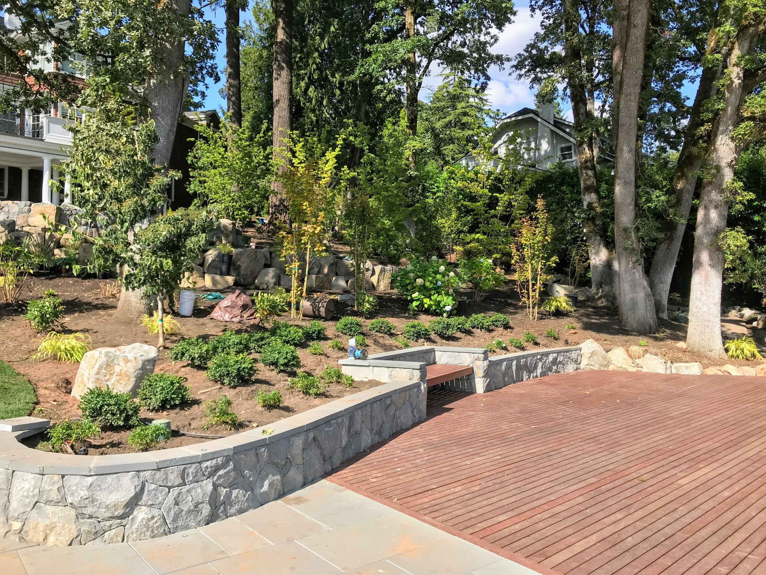 Stone Seat Walls