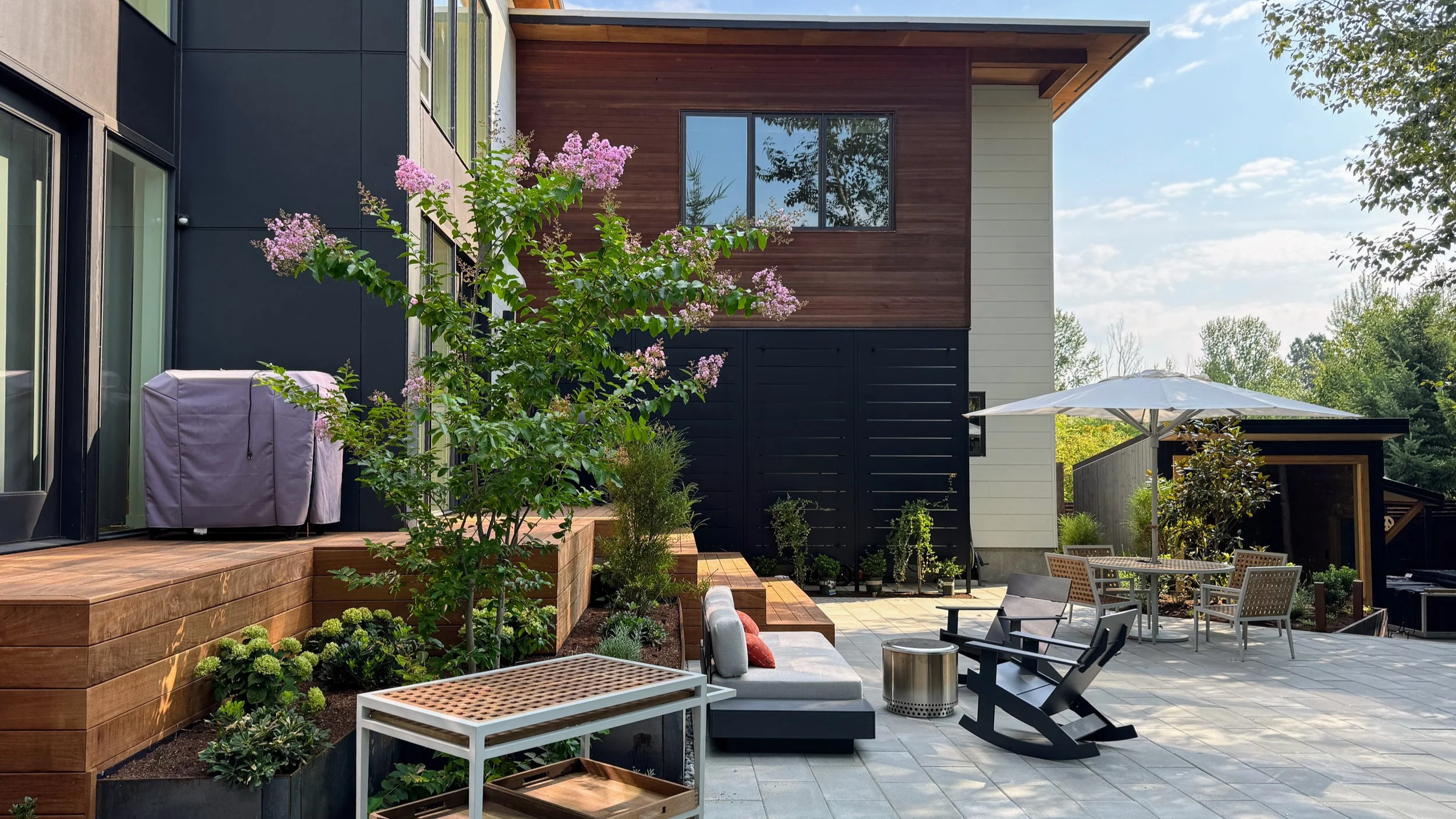 Crape Myrtle and Ipe Decking