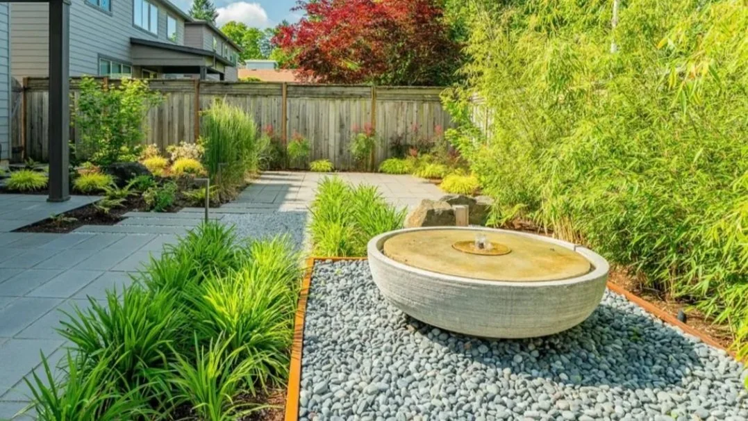 Modern fountain by Ross NW Watergardens