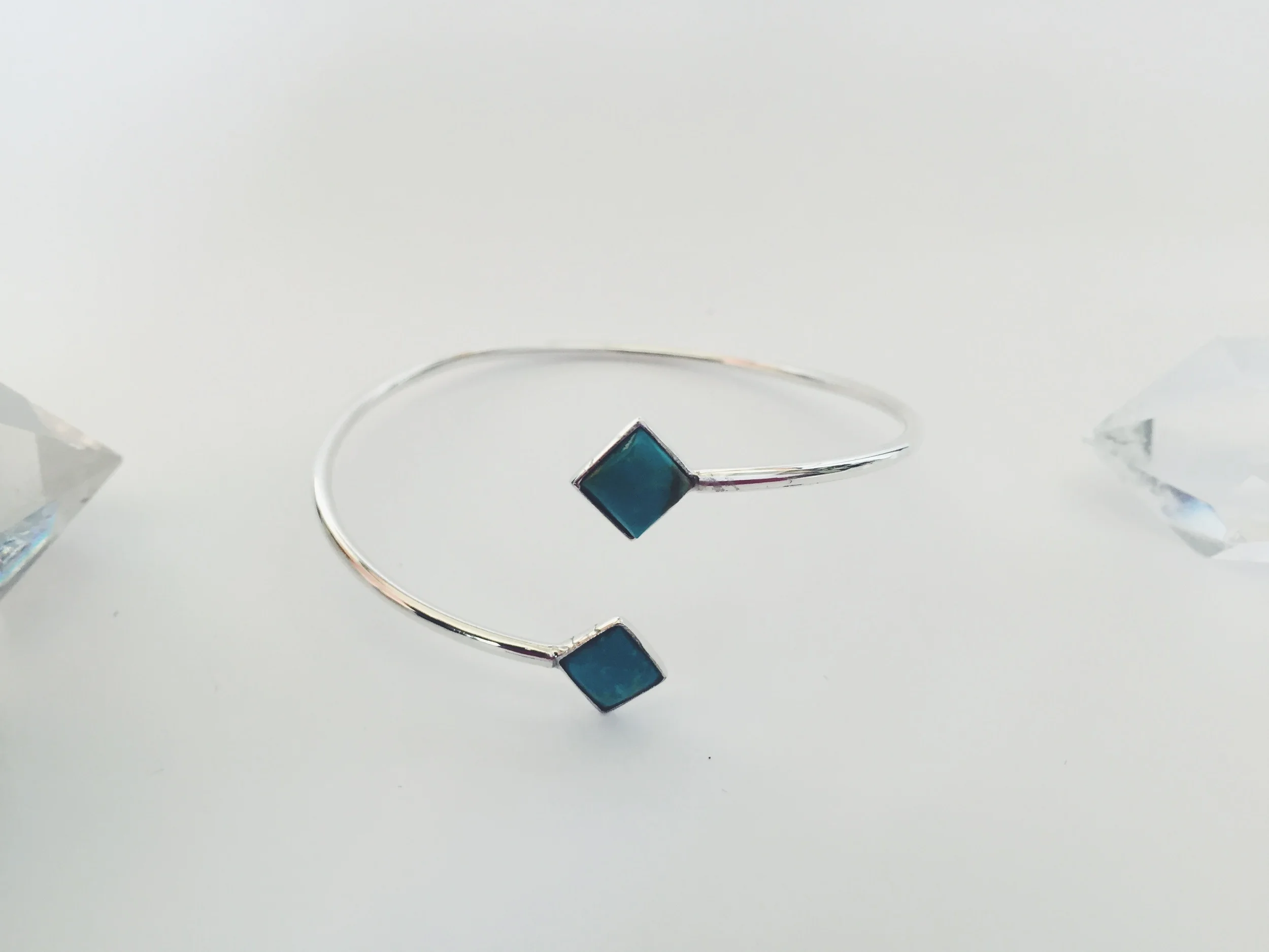 Snake Eyes Turquoise Cuff
