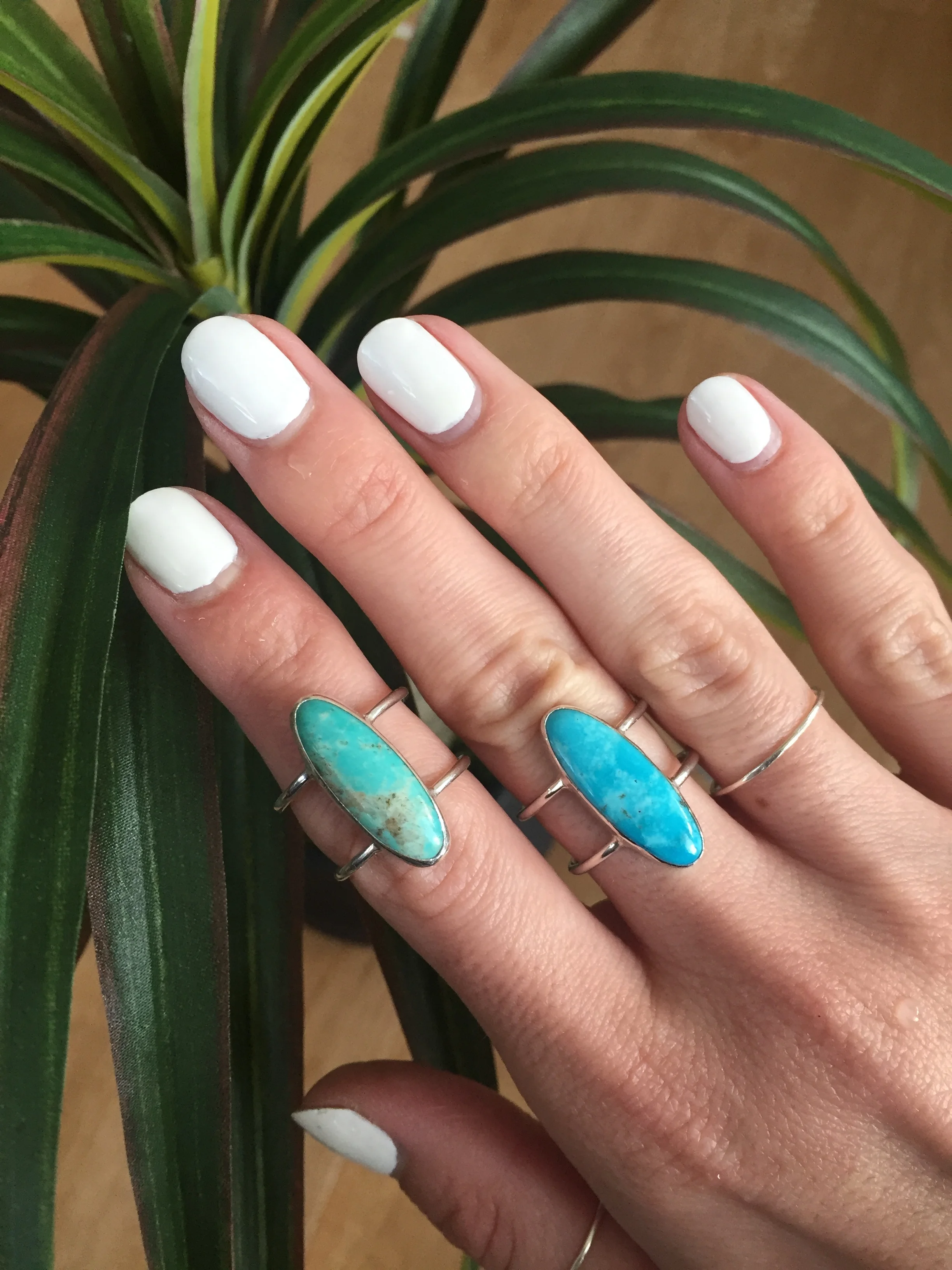CAT EYE TURQUOISE RING
