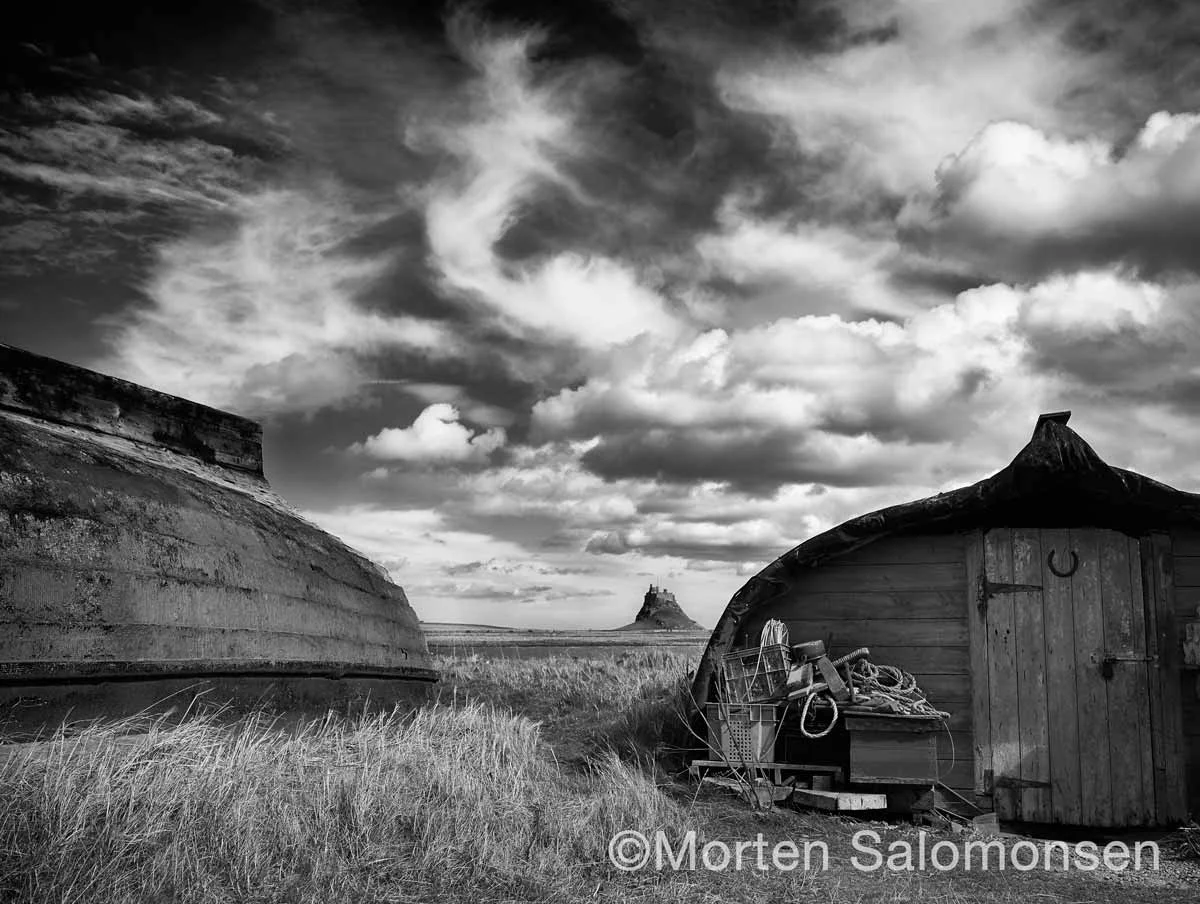 Lindisfarne harbor, Northumberland