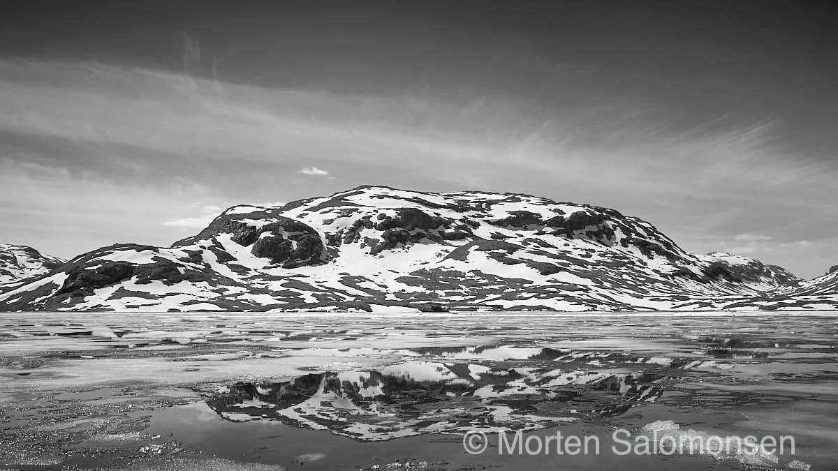 At Haukeli along route E134 - view towards Sveigen