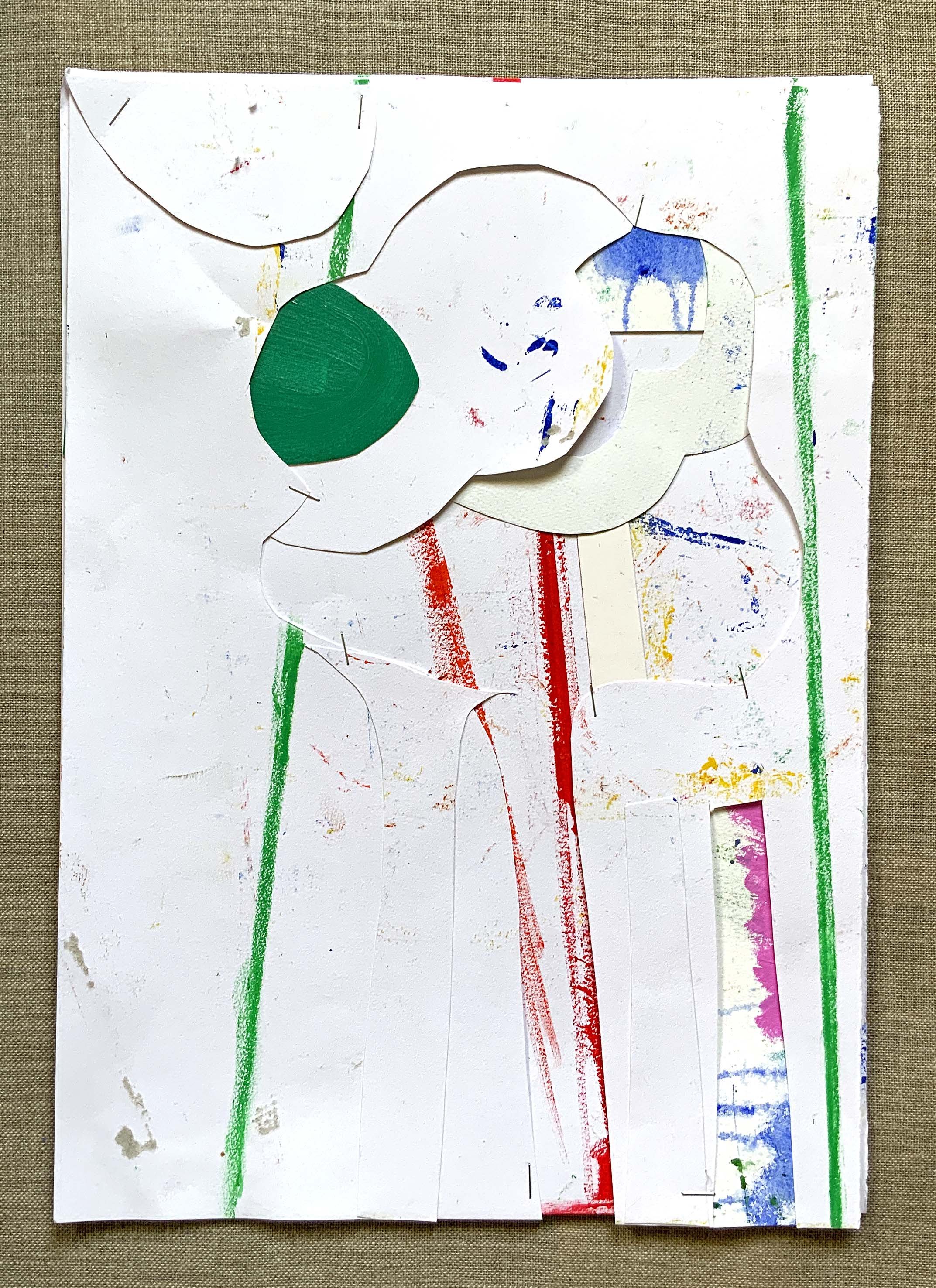  Found papers and staples  42 x 30 