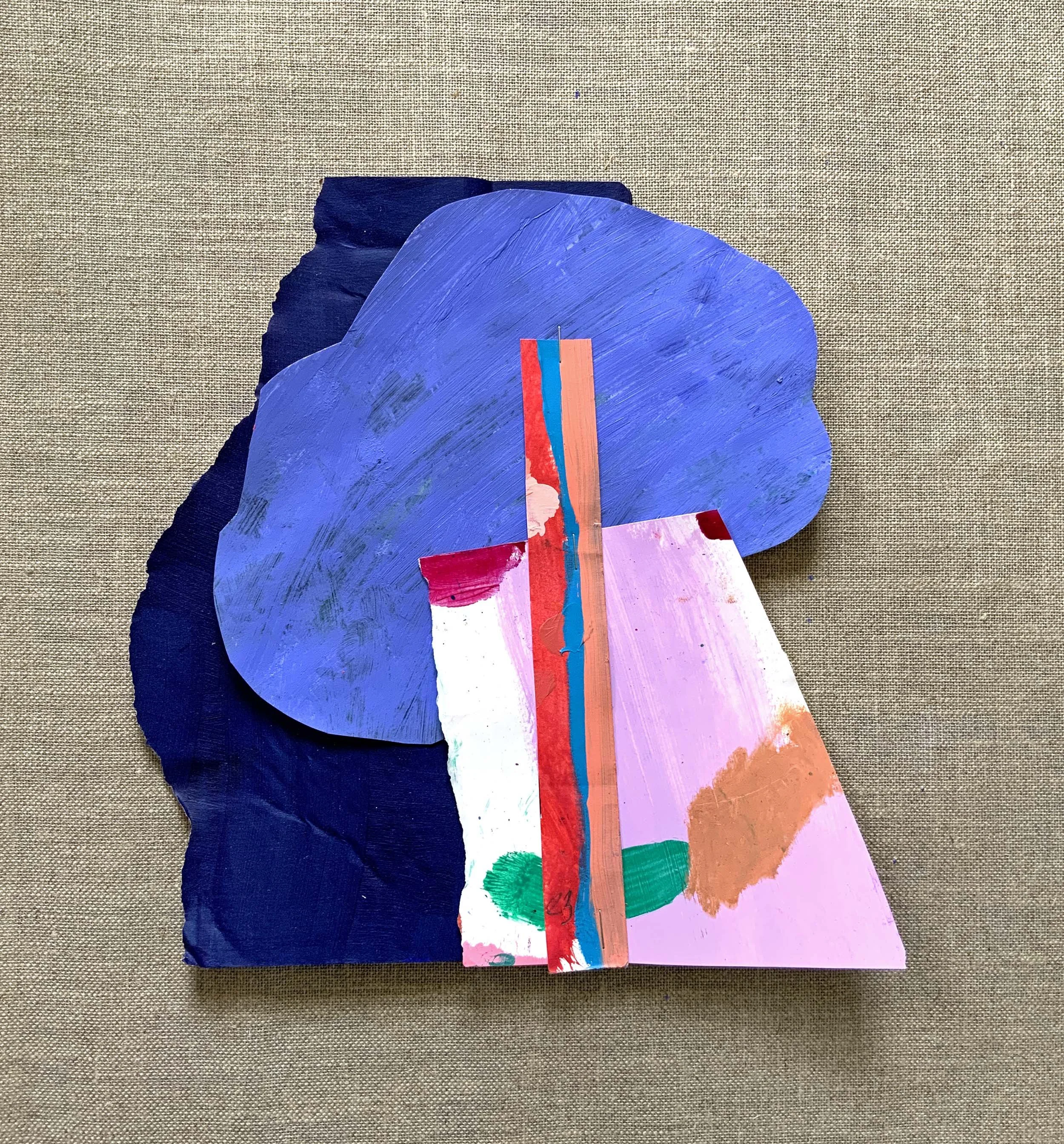  Found papers and staples  26 x 26 cm 