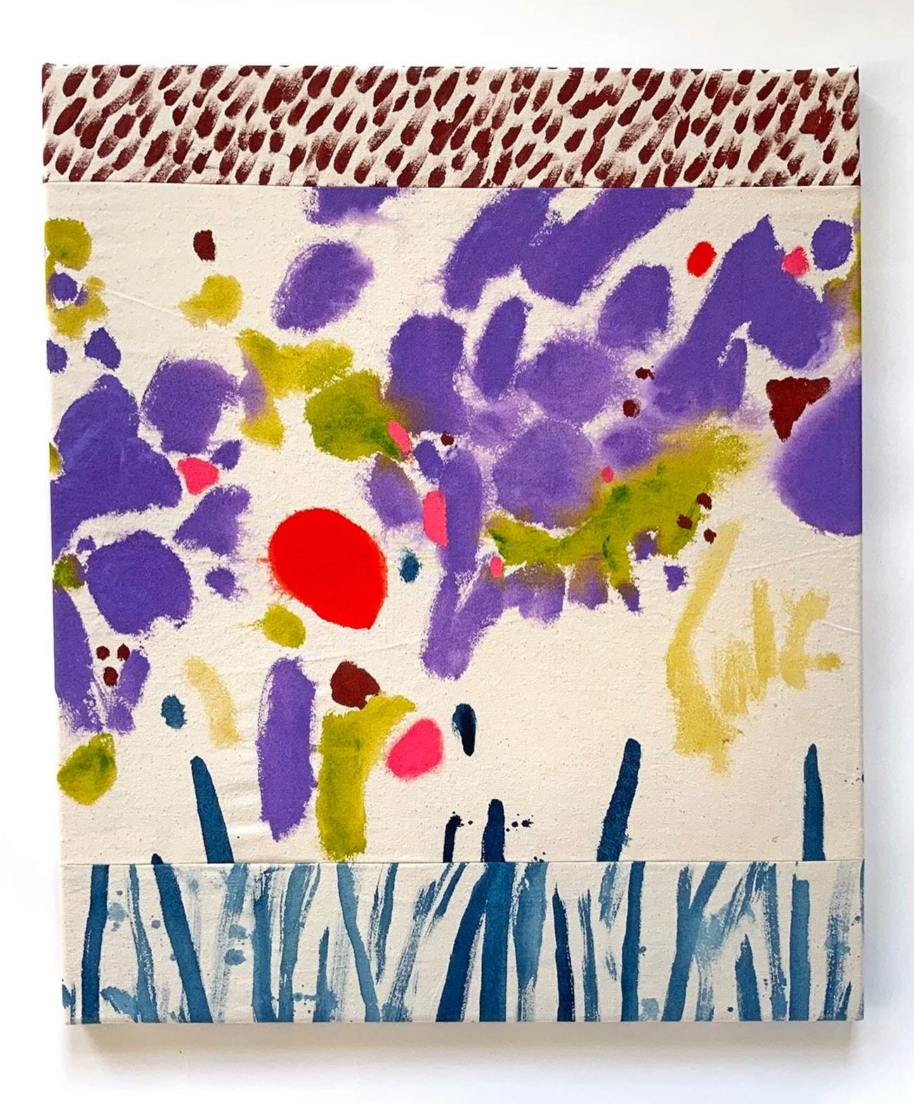 Spring is definitely springing today. This one was called The Fallow field. Which is definitely where I am at the moment. Radiotherapy floored me in ways I didn&rsquo;t know were possible. Not making, just resting. Gathering strength. Sleeping a lot.